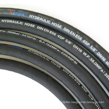 1 1/4 inch Black Wrap Surface Eco-friendly En856 4SH hydraulic rubber hose price
